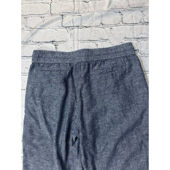Ann Taylor Factory Petite Linen Blend Pants Elastic Waist Size MP - Picture 5 of 12